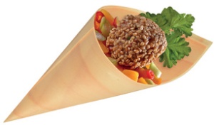 PAPSTAR Fingerfood-Spitztüte "pure", Durchmesser: 45 mm