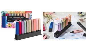 STABILO Textmarker BOSS ORIGINAL NatureCOLORS, 10er Tischset
