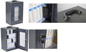 kangaro Smartphone-Schrank, 36 Fächer, dunkelgrau