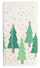 PAPSTAR Weihnachts-Tischdecke "Winter Trees"