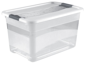 keeeper Aufbewahrungsbox "cornelia", 52 Liter, transparent