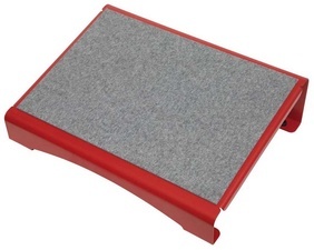 MAUL Fußstütze MAULflair, Metall, 400 x 300 mm, rot