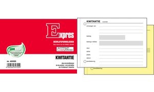 Expres Kwitantieboekje, zelfkopierend, A6 liggend, 2x 50 vel