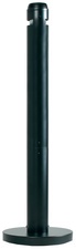 Rubbermaid Standascher Smokers' Pole, rund, silber