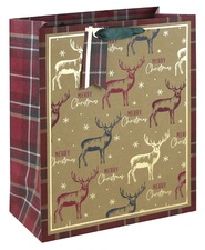 Clairefontaine Weihnachts-Geschenktüte "Hirsch", mittel