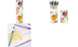 BIC Druckkugelschreiber 4 Colours Mineral Tones, 8er Dose