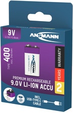 ANSMANN Li-Ion Akku E-Block mit USB-C Kupplung