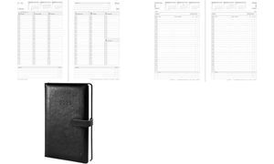 CHRONOPLAN Buchkalender Business Edtition 2025, A5, schwarz
