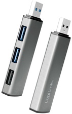 LogiLink USB 3.2 Gen2 Hub, 3 Port, alu