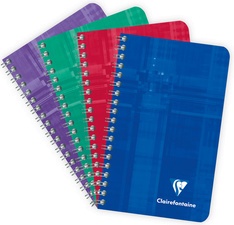 Clairefontaine Spiralheft, 90 x 140 mm, kariert