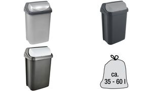 keeeper Abfallbehälter "rasmus", 25 Liter, graphite/weiß