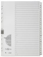 PAGNA Karton-Register, A - Z, DIN A4, 24-teilig