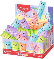 Maped Textmarker Mini FLUO'PEPS PASTEL KAWAI, 48er Display