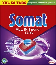 Somat Spülmaschinentabs ALL IN 1 EXTRA, 58 Tabs