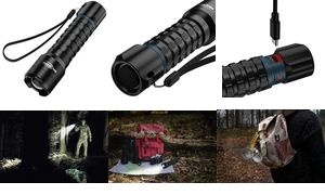ANSMANN Akku LED-Taschenlampe Survival TS3000RF, schwarz