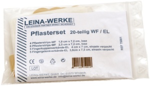 LEINA Pflasterset 120-teilig, elastisch/wasserfest, hautfarb