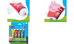 STAEDTLER Fingermalfarbe Noris junior Peppa, 4er Kartonetui