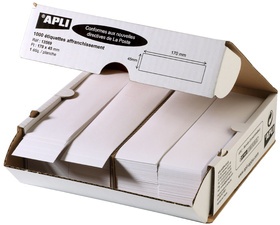 APLI Frankier-Etiketten, 175 x 45 mm, weiß, doppelt