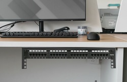 DIGITUS 19" Wandmontagerahmen, vertikal, 6HE, schwarz