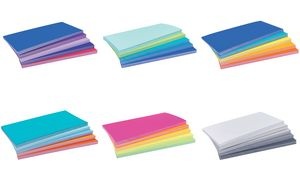 magnetoplan Moderationskarten "Rainbow", 200 x 100 mm