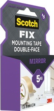 3M Scotch-Fix Spiegel-Montageklebeband, 19 mm x 1,5 m, weiß