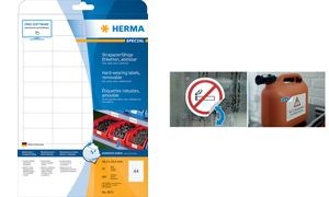 HERMA Folien-Etiketten SPECIAL, 66 x 33,8 mm, ablösbar