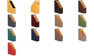 RHODIA Stehsammler, aus Kunstleder, DIN A4, orange