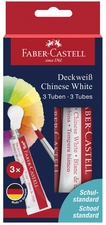 FABER-CASTELL Deckweiß 7,5 ml, 3er Blisterkarte