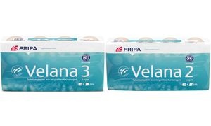 Fripa Toilettenpapier Velana, 2-lagig, braun