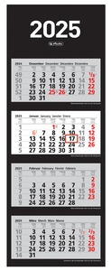 herlitz 4-Monats-Wandkalender 2025
