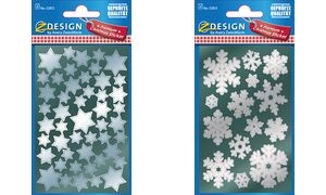 AVERY Zweckform ZDesign Weihnachts-Sticker "Schneeflocken"