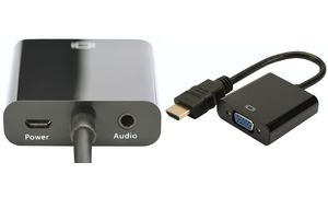 DIGITUS HDMI auf VGA Konverter, schwarz