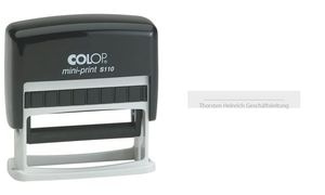 COLOP Textstempel Mini-Print S110, schwarz