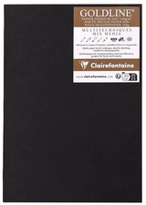 Clairefontaine Skizzenheft GOLDLINE, DIN A4, schwarz