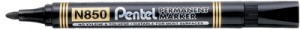 Pentel Permanent-Marker N850, schwarz, Rundspitze