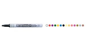SAKURA Permanent-Marker Pen-Touch Fein, fluo-rosa