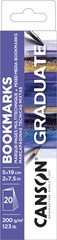 CANSON Lesezeichen GRADUATE MIXED MEDIA, 50 x 190 mm
