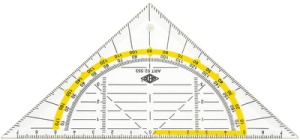 WEDO Geometriedreieck, flexibel, Hypotenuse 160 mm