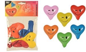 PAPSTAR Luftballons "Blinky Heart", farbig sortiert