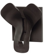 UNiLUX Garderobenhaken "TRIO", 1 Haken, Farbe: schwarz