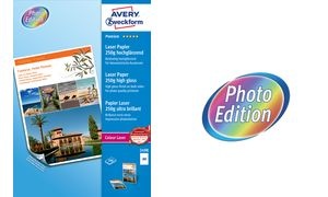 AVERY Zweckform Premium Colour Laser Foto-Papier, 250 g/qm
