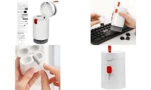 LogiLink 20-in-1 Reinigungsset, 21-teilig, weiß