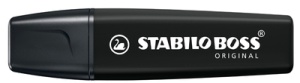 STABILO Textmarker BOSS ORIGINAL Marker, schwarz