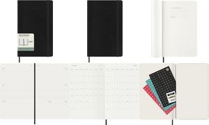 MOLESKINE Buchkalender 2027, Wochen, L/A5,Softcover, schwarz