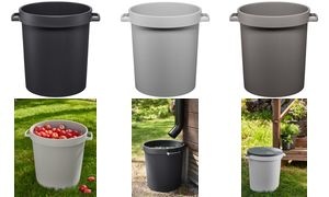 orthex Gartencontainer/Behälter, 80 Liter, dunkelgrau