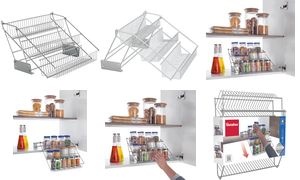 metaltex Gewürzregal Up & Down, 3-stufig, silbermetallic