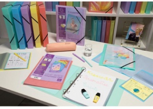 EXACOMPTA Eckspannermappe Kreacover Pastel, DIN A4, PP