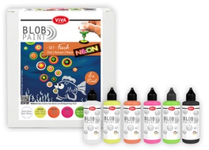 ViVA DECOR Blob Paint Farbset "Fisch", 6-teilig