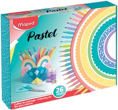 Maped Zeichenset Pastel KIDS, 26-teilig, in Geschenkbox