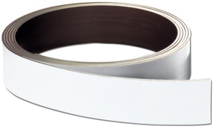 FRANKEN Magnetband, (L)10.000 x (T)0,8 x (H)20 mm, weiß